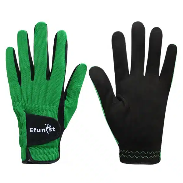 Pack 1 Pcs/Pair Efunist Golf Glove Men Left Hand Breathable Green 3D Performance Mesh Non-slip Micro Fiber Golf Gloves Mens Man - Image 11