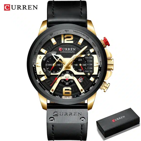 Luxury Watch For Men Quartz Chronograph Sport Waterproof Man Watches Military Fashion Stainless Steel Wristwatch Clock - Image 10
