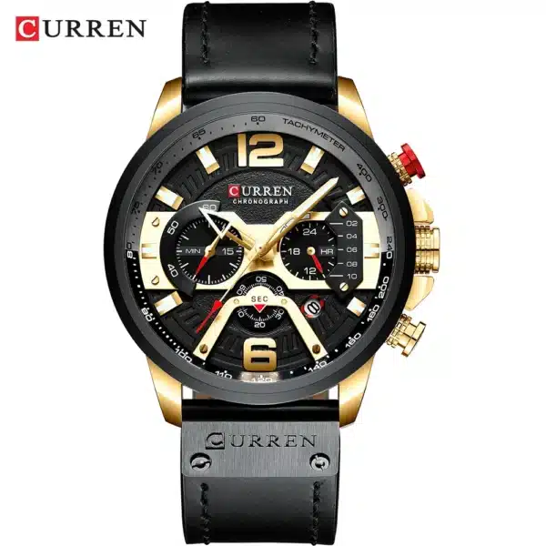 Luxury Watch For Men Quartz Chronograph Sport Waterproof Man Watches Military Fashion Stainless Steel Wristwatch Clock - Image 6