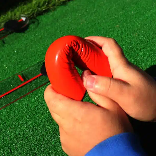 Golf Swing Trainer Swing Straight Draw Fade Practice Mirror Golf Aiming Hitting Trainer - Image 3