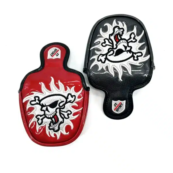Golf Club Skull Mallet Putter Cover Magnetic Closure Design for Golf Heel Shaft/Center Shaft Putter Headcover-crystal PU Leather - Image 5