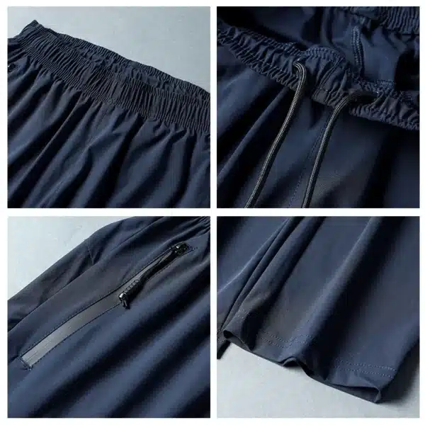 Running Pants Men Sport Jogging Fitness Yoga Training Basketball Football Long Leggings Ice Silk Elastic Quick Drying Trousers - Image 7