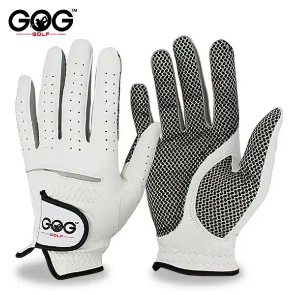 Pack 1 Pcs Golf Gloves Men's Left/Right Hand Soft Breathable Pure Sheepskin With Anti-slip Granules Golf Gloves Golf Men - Image 7