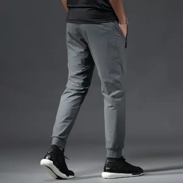 Running Pants Men Sport Jogging Fitness Yoga Training Basketball Football Long Leggings Ice Silk Elastic Quick Drying Trousers - Image 9
