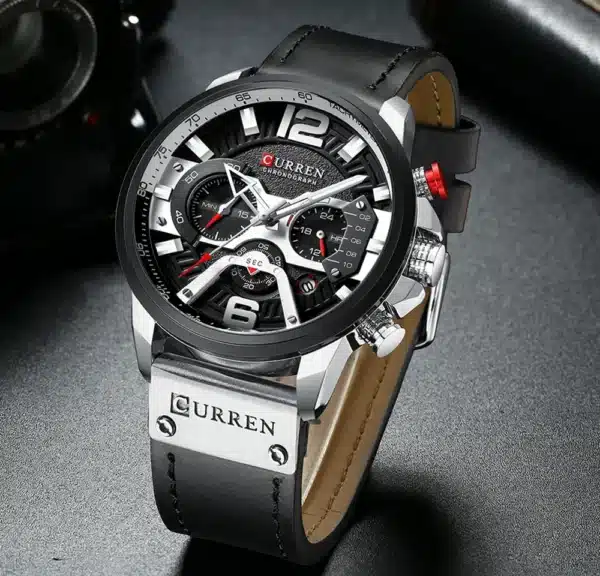 Luxury Watch For Men Quartz Chronograph Sport Waterproof Man Watches Military Fashion Stainless Steel Wristwatch Clock - Image 9