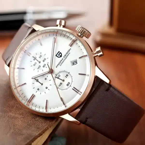 Mens Watches Top Brand Luxury Waterproof 30M Genuine Leather Sport Military Quartz Watches Men Clock Relogio Masculino - Image 5
