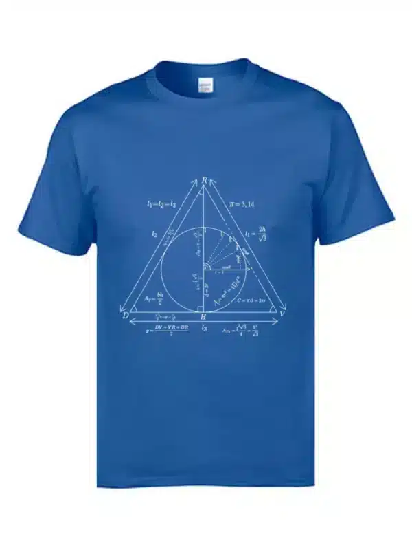 Math Teacher Formula Website T Shirts Triangle Law Summation College Tshirts Mens 2019 University T-Shirts High Quality Tees - Image 15