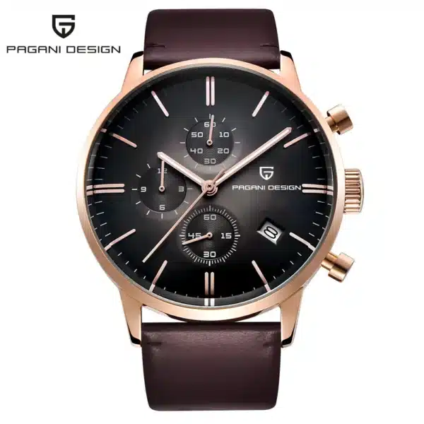 Mens Watches Top Brand Luxury Waterproof 30M Genuine Leather Sport Military Quartz Watches Men Clock Relogio Masculino - Image 10