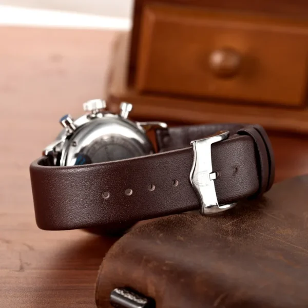 Mens Watches Top Brand Luxury Waterproof 30M Genuine Leather Sport Military Quartz Watches Men Clock Relogio Masculino - Image 9