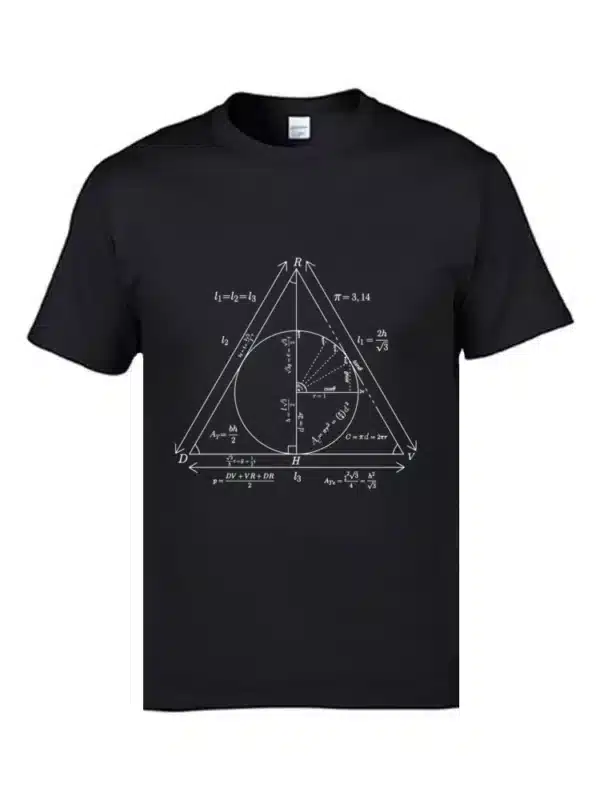 Math Teacher Formula Website T Shirts Triangle Law Summation College Tshirts Mens 2019 University T-Shirts High Quality Tees - Image 4