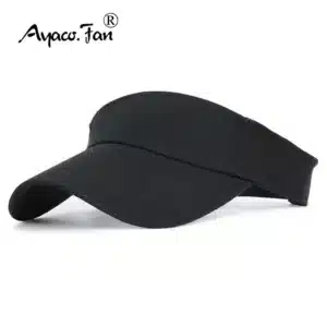 Summer Sun Hats Men Women Cotton Adjustable Visor UV Protection Top Empty Solid Sport Tennis Golf Running Sunscreen Baseball Cap