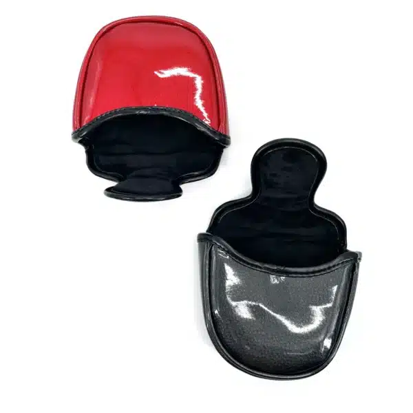 Golf Club Skull Mallet Putter Cover Magnetic Closure Design for Golf Heel Shaft/Center Shaft Putter Headcover-crystal PU Leather - Image 6