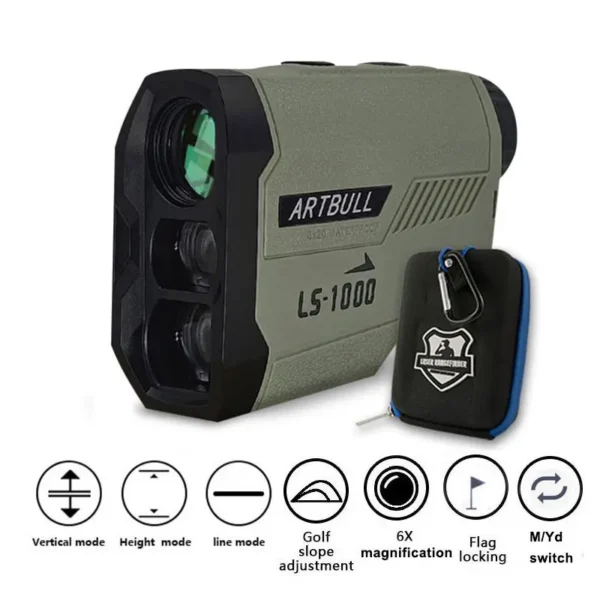 ARTBULL Golf Laser Rangefinder 1000M 650M Telescope with Flag-Lock Slope Pin Distance Meter for Hunting Monocular - Image 9