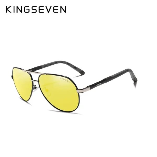 KINGSEVEN New Fashion Men’s Sunglasses High Quality Aluminum Luxury Retro Functional Glasses Women Pilot Accessory Eyewear - Image 11