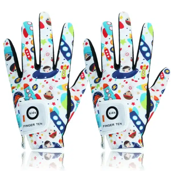 1 Pair Junior Kids Youth Toddler Golf Gloves Boys Girls Breathable Comfortable for Left Hand Right Hand - Image 15