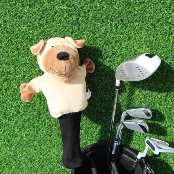 Cute Dog Animal Golf Club Covers Head Covers For Driver Fairway Golf Club Headcover For Golfer Lover Golf Accessories For Men - Image 7