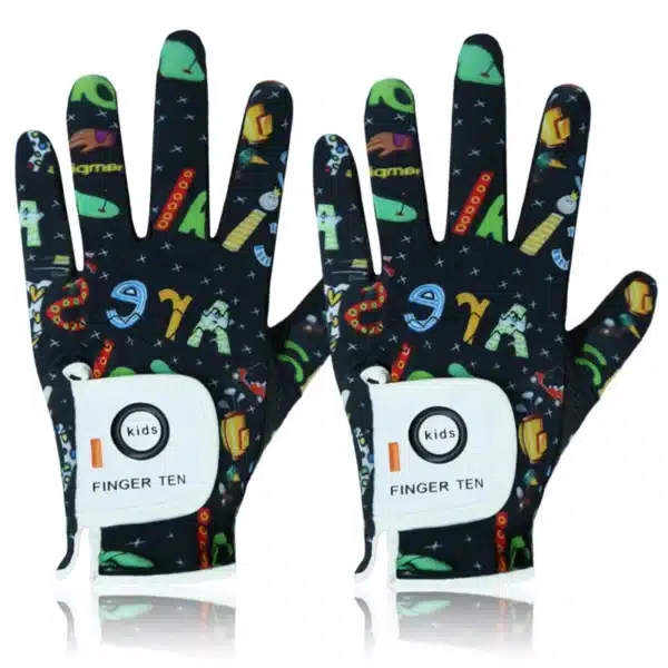 1 Pair Junior Kids Youth Toddler Golf Gloves Boys Girls Breathable Comfortable for Left Hand Right Hand - Image 12