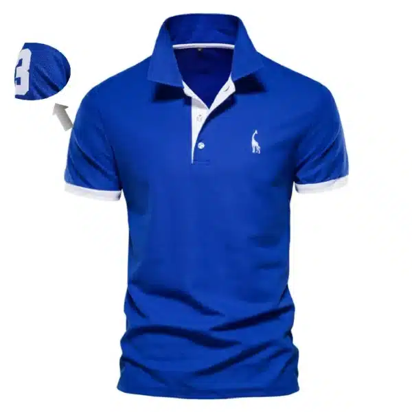 AIOPESON Embroidery 35% Cotton Polo Shirts for Men Casual Solid Color Slim Fit Mens Polos New Summer Fashion Brand Men Clothing - Image 9
