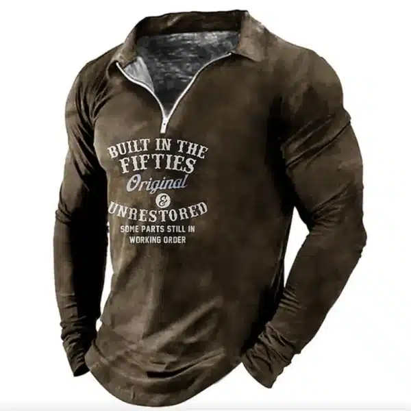 Men T-shirt Collar Polo Golf Letter Plain Turndown 3d Print Pattern Crown Street Long Sleeve Zipper Luxury Men's Clothing Spring - Image 21