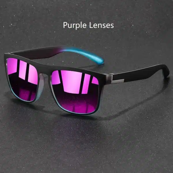 Fashion Vintage Square Sports Sunglasses Men Women Fishing Driving For Man Brand Designer Sun Glasses Anti-Glare UV400 Eyewear - Image 8