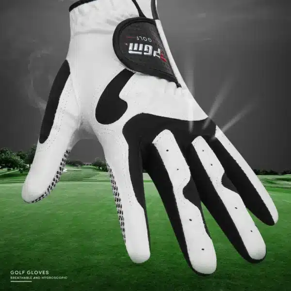 PGM Breathable Fabric Golf Gloves for Men, Antislip Granulated, Abrasion Resistant Sports, Microfibre Left and Right Hand Glove - Image 4
