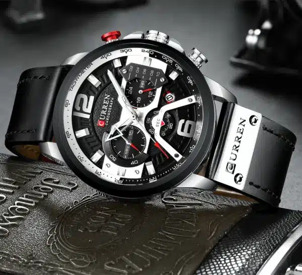 Luxury Watch For Men Quartz Chronograph Sport Waterproof Man Watches Military Fashion Stainless Steel Wristwatch Clock - Image 7