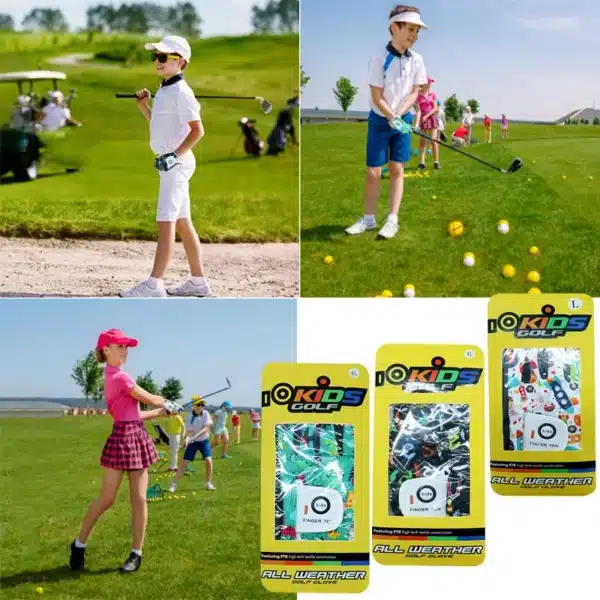 1 Pair Junior Kids Youth Toddler Golf Gloves Boys Girls Breathable Comfortable for Left Hand Right Hand - Image 5