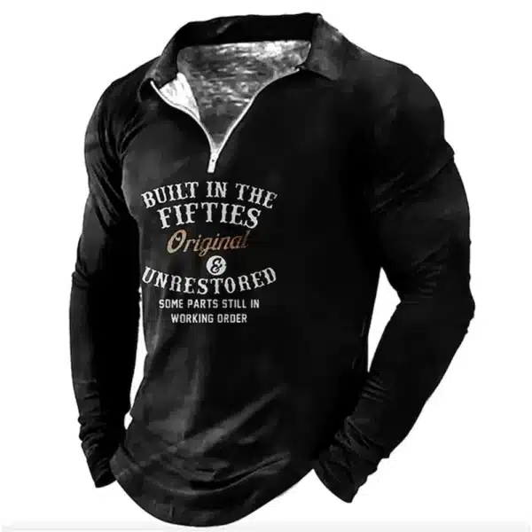Men T-shirt Collar Polo Golf Letter Plain Turndown 3d Print Pattern Crown Street Long Sleeve Zipper Luxury Men's Clothing Spring - Image 24