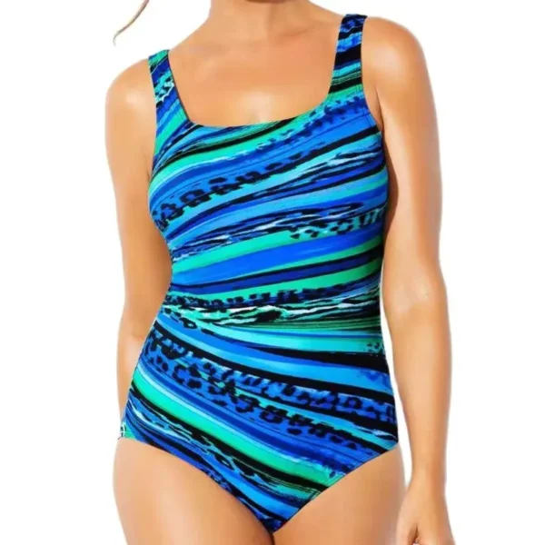 Sexy 5XL Large Size Closed Swimwear 2025 Push Up Bodysuit Women Plus Size Swimsuit One Piece Beachwear Female Bathing Suit Pool - Image 3