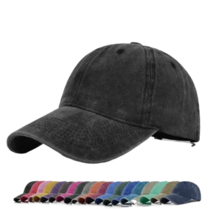 Baseball Dad Hat Women Men Blank Washed Low Profile Cotton and Denim UPF 50+ Running Golf Cap Snapback for Male Female Boy Girl