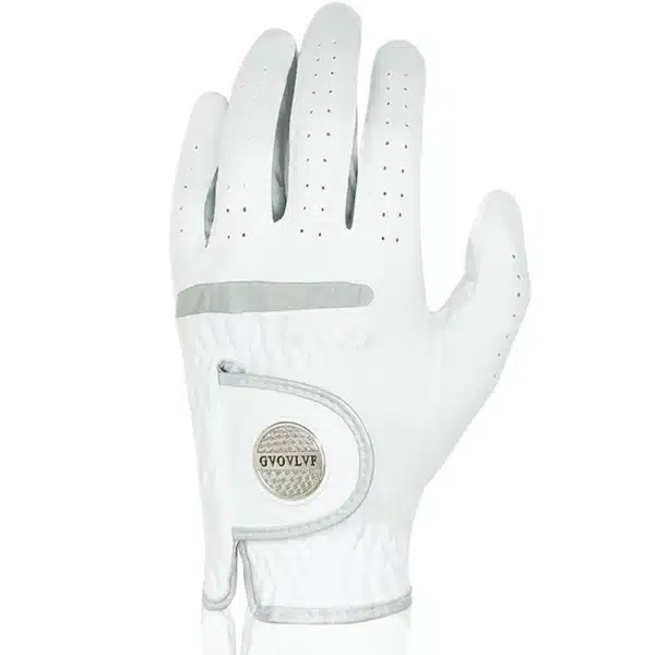 1pc Men's Golf Glove Micro Soft Fabric Breathable Golf Gloves With Magnetic  Marker Replaceable White Glove - Image 8