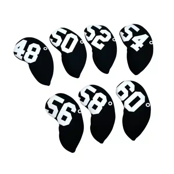 1PC Golf Club Head Cover Simple Sand Wedge 48° - 60° Print Irons Covers Protector Golf Iron Head Headcover Golf Accessories - Image 2