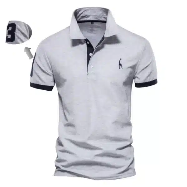 AIOPESON Embroidery 35% Cotton Polo Shirts for Men Casual Solid Color Slim Fit Mens Polos New Summer Fashion Brand Men Clothing - Image 11