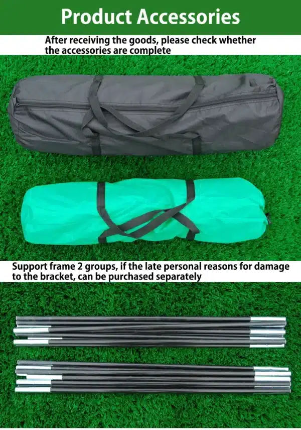 TTYGJ 1M/2M/3M Swing Practice Net  Cutter Trainer Indoor Outdoor Foldable Tent Cage Golf Supplies Accessories - Image 6