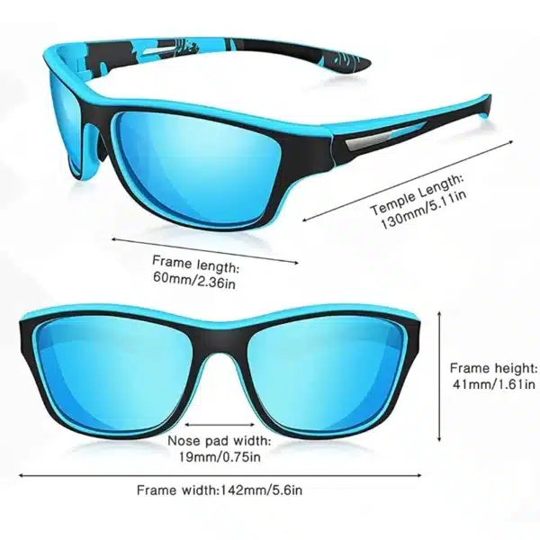 2023 High Definition Polarized Sunglasses for Men Women Outdoor Sport Fishing Sun Glasses UV400 Protection Driving Eyeglasses - Image 4