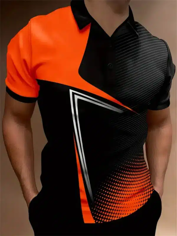 Breathable and Quick Drying Badminton Tennis Lapel Sports Short Sleeve Golf Jersey Summer Fashion Sports Casual Men's Polo Shirt - Image 13