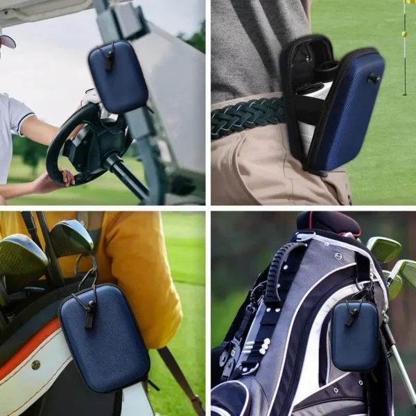 Magnetic Golf Rangefinder Bag Portable Hard Shell Laser Distance Meter Storage Bag Hunting Telescope Case Shell Cover Pouch - Image 6