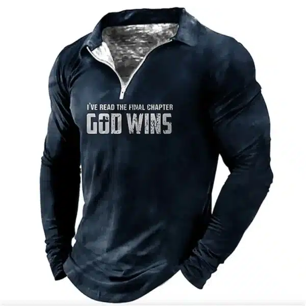 Men T-shirt Collar Polo Golf Letter Plain Turndown 3d Print Pattern Crown Street Long Sleeve Zipper Luxury Men's Clothing Spring - Image 13
