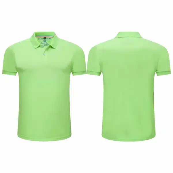 Polo 3-Piece Set Shirts Short Sleeve Casual Solid Color Fashion Summer Male Turndown Tops Work Clothes Breathabl Comfortable - Image 5
