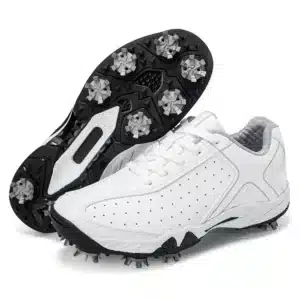 Men's Golf Shoes Waterproof Leather Golfer Sports Shoes Comfortable Anti Slip Golf Sneakers Fitness Walking Golfing Shoes