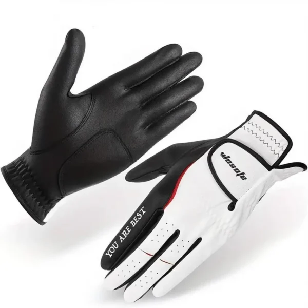Rain-resistant Golf Glove Men's Golf Glove Left Hand Rain Grip All Weather Durable Breathable Non-slip Faux for Golfer for Wet - Image 5