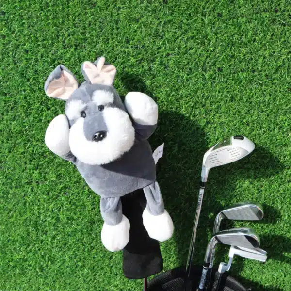 Cute Dog Animal Golf Club Covers Head Covers For Driver Fairway Golf Club Headcover For Golfer Lover Golf Accessories For Men - Image 5