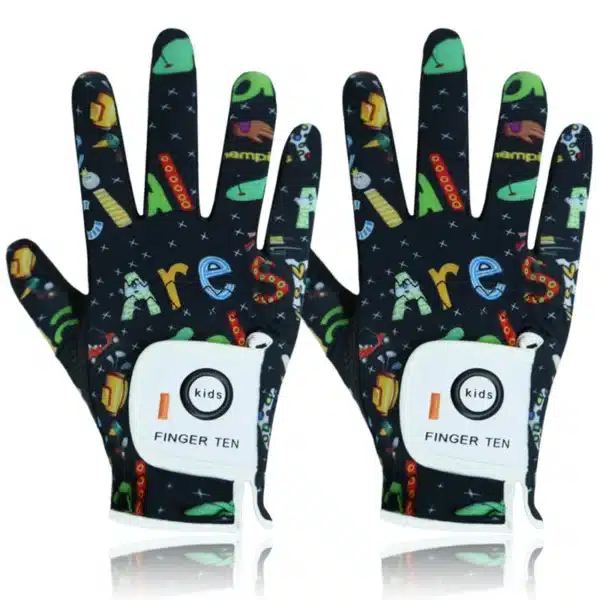 1 Pair Junior Kids Youth Toddler Golf Gloves Boys Girls Breathable Comfortable for Left Hand Right Hand - Image 14