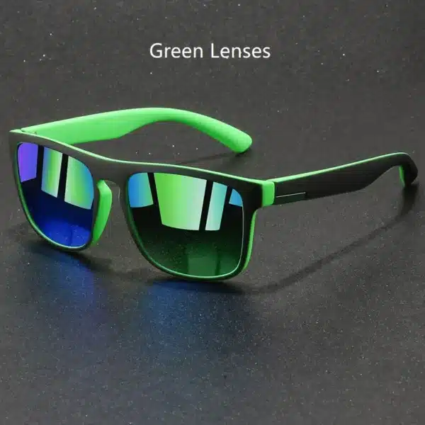 Fashion Vintage Square Sports Sunglasses Men Women Fishing Driving For Man Brand Designer Sun Glasses Anti-Glare UV400 Eyewear - Image 7