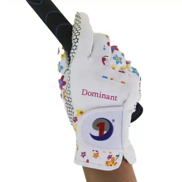 Golf Glove Women Ladies Pair Cool Leather Both Hand Summer Floral Colorful Breathable for Non Slip Gloves 1 Pair - Image 5