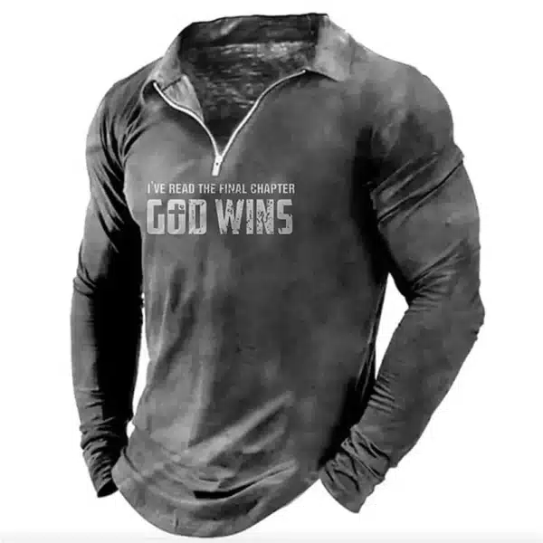 Men T-shirt Collar Polo Golf Letter Plain Turndown 3d Print Pattern Crown Street Long Sleeve Zipper Luxury Men's Clothing Spring - Image 16