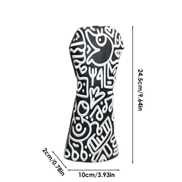 Fashion Golf Club #1 #3 #5 Wood Headcovers PU Leather Driver Fairway Woods Head Covers Protector Outdoor Golf Accessories - Image 9