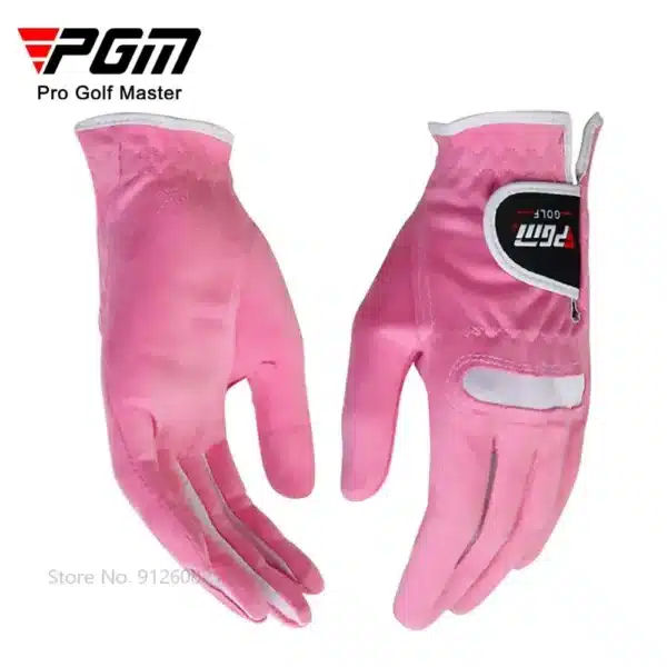 PGM 1 Pair Women's Soft Golf Gloves Ladies Left and Right Breathable Golf Mitten Female Elastic Microfiber Cloth Sports Gloves - Image 5