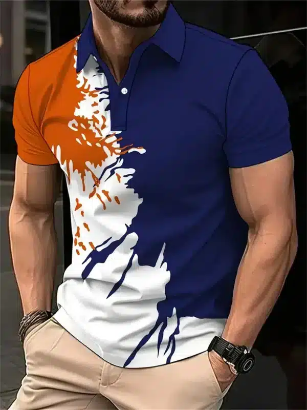 Breathable and Quick Drying Badminton Tennis Lapel Sports Short Sleeve Golf Jersey Summer Fashion Sports Casual Men's Polo Shirt - Image 10