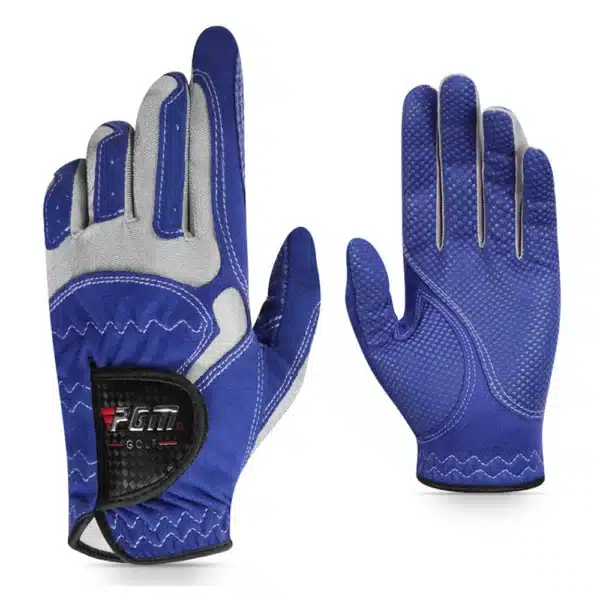PGM Breathable Fabric Golf Gloves for Men, Antislip Granulated, Abrasion Resistant Sports, Microfibre Left and Right Hand Glove - Image 3